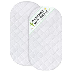 Biloban bassinet mattress protector fits 14x30 snugly for a clean sleeping surface.