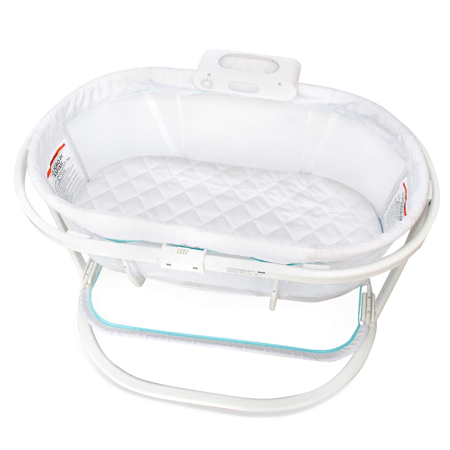 Precisely fits Dream On Me Karley 15.5x31.5 for a snug bassinet setup.