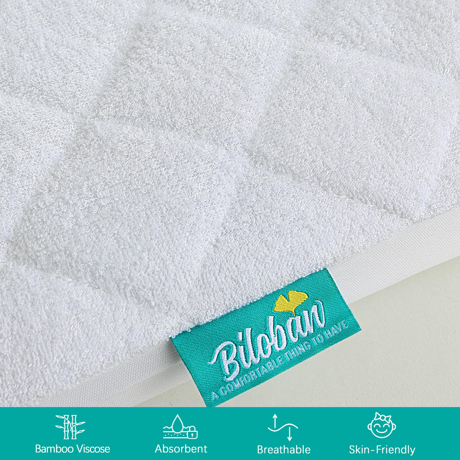 Biloban bassinet protector halo swivel fit keeps mattress clean during gentle night moves