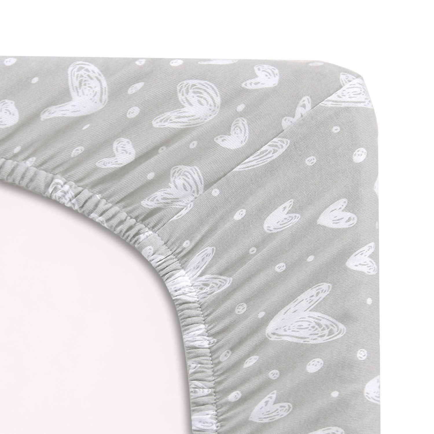 Biloban bassinet sheet for HARPPA cuddly 3 in 1, ultra-soft jersey cotton, skin-friendly.