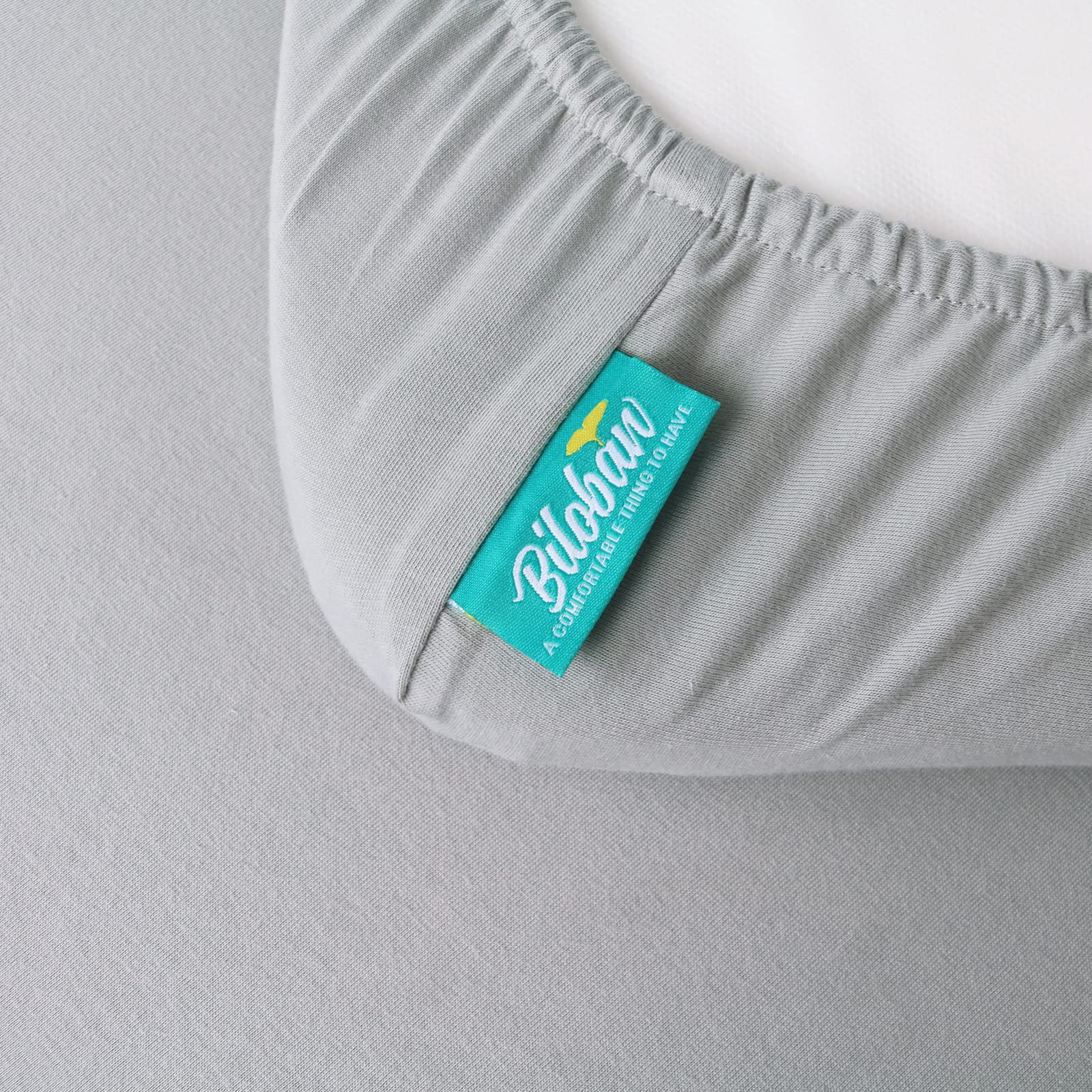 Biloban bassinet-sheet two-pack-gray demonstrates value and colorfast gray shade for everyday use.