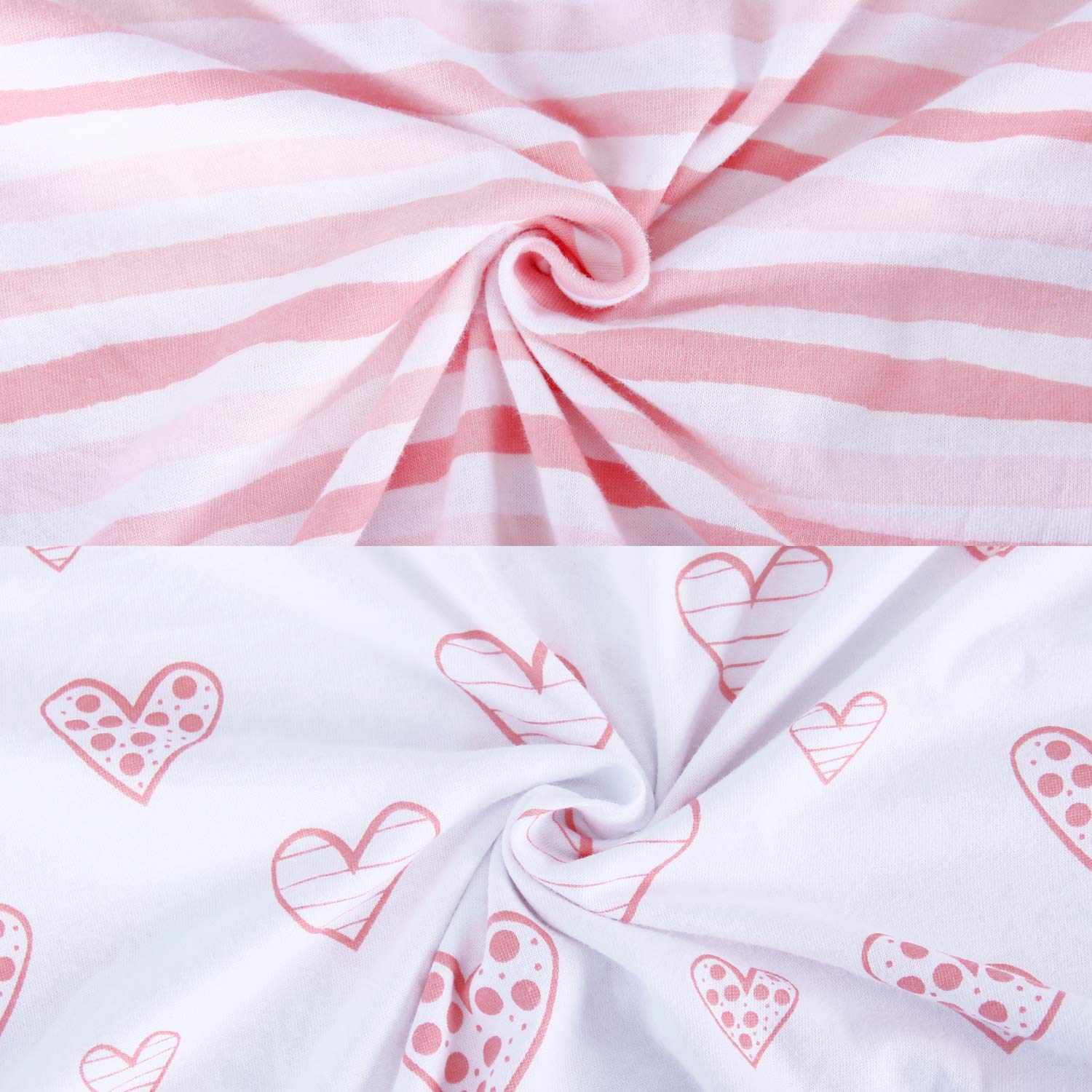 Biloban 100 percent cotton jersey sheets feel lightweight and breathable for babies.