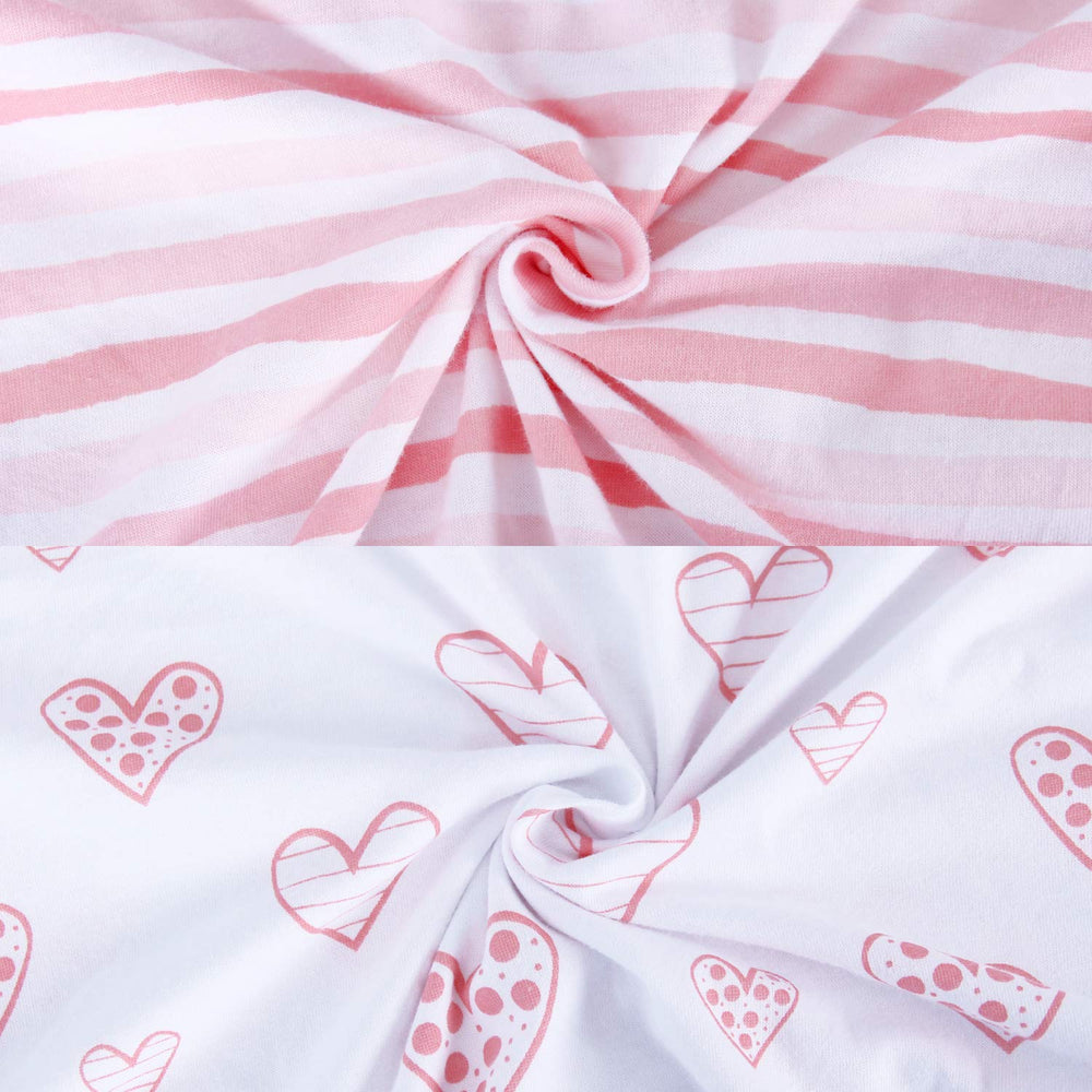 Biloban 100 percent cotton jersey sheets feel lightweight and breathable for babies.