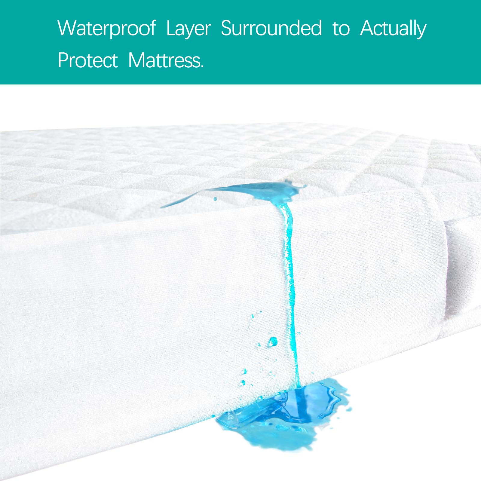 Biloban breathable bottom fabric promotes airflow for a comfortable night's rest