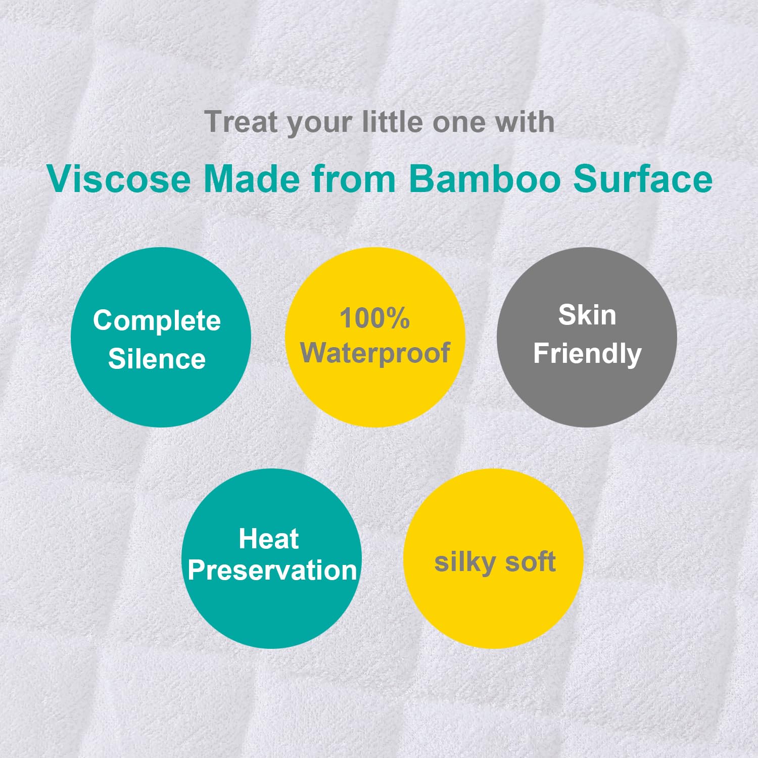 Biloban breathable viscose fabric feels soft and regulates temperature for baby comfort