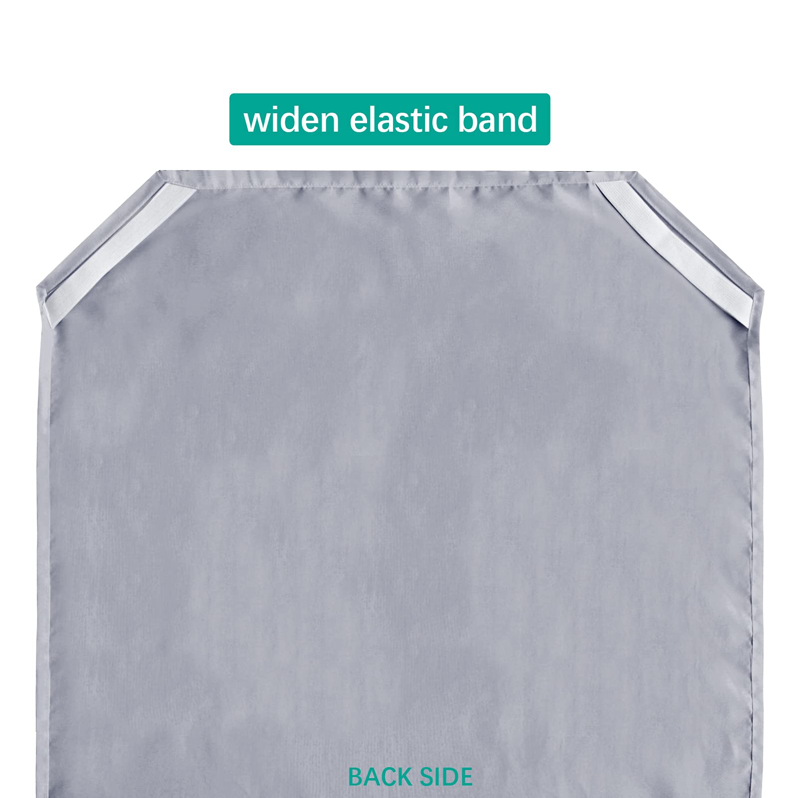 Biloban cot sheets with widened elastic straps for snug daycare fit.