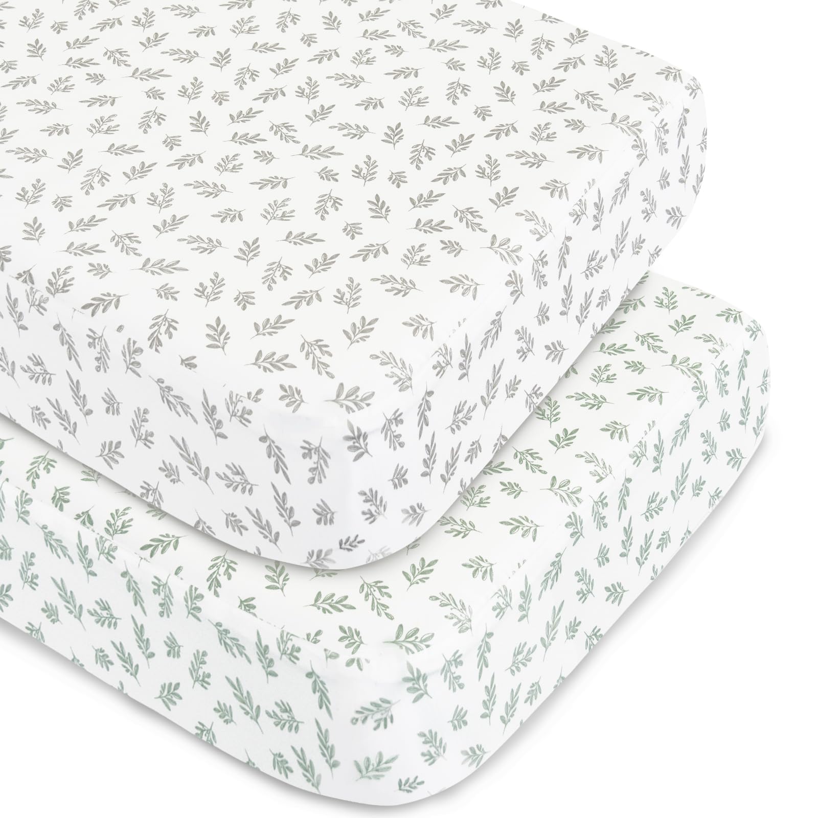 Biloban machine-washable dryer-friendly crib sheet for easy care.