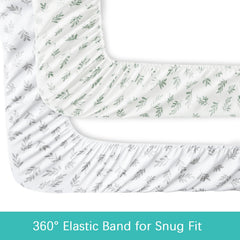 Biloban ultra-soft polyester crib sheet for gentle baby comfort.