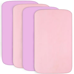 Biloban crib sheets closeup fabric texture showing soft microfiber comfort for baby sleep