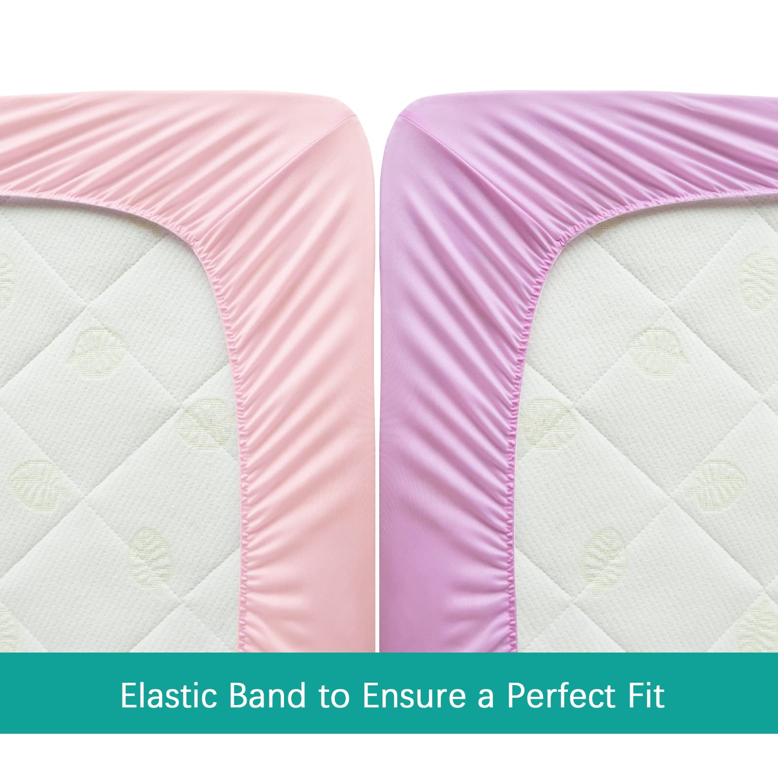 Biloban crib sheets are machine-washable and dryer-friendly for easy care
