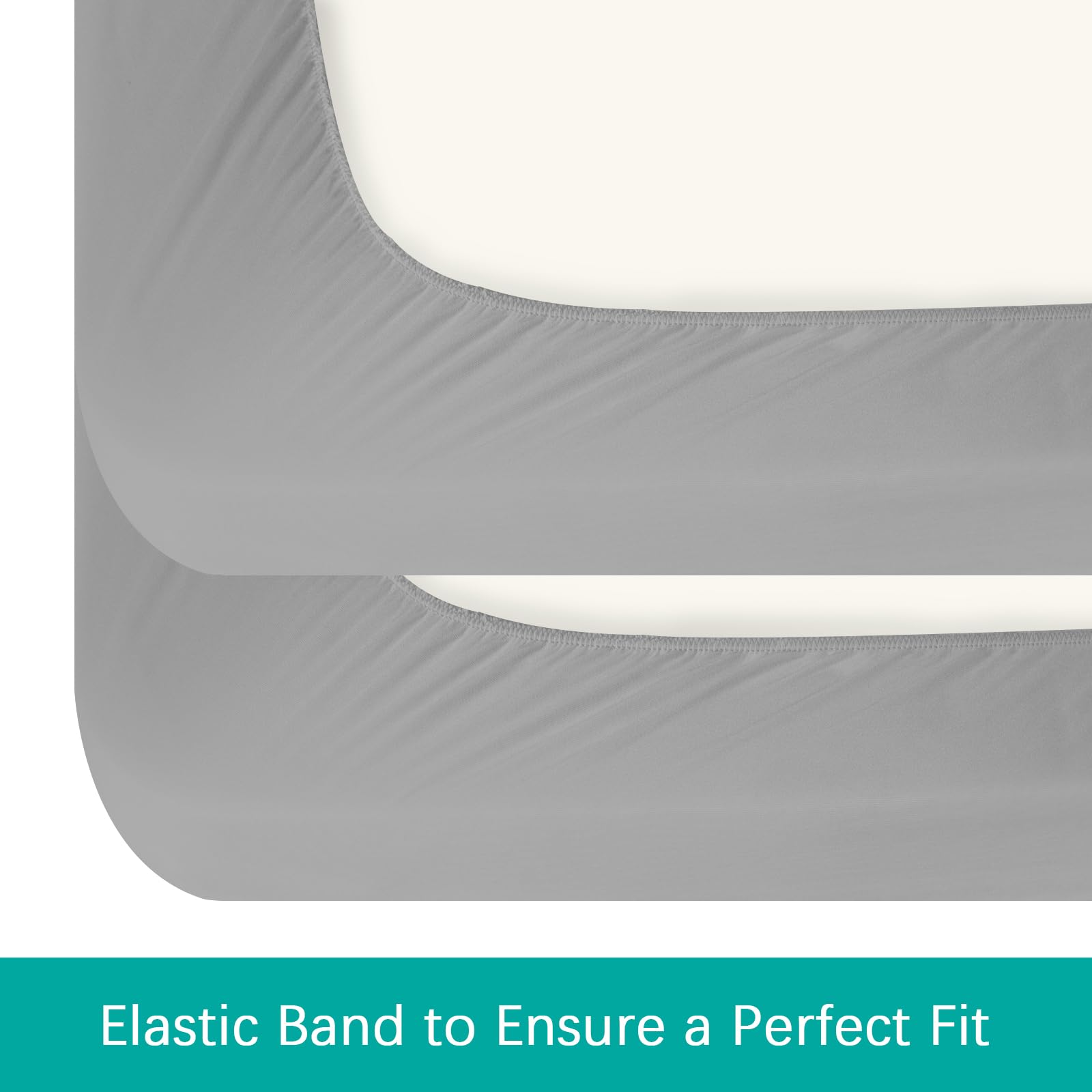 Biloban ultra-soft microfiber crib sheet texture close-up