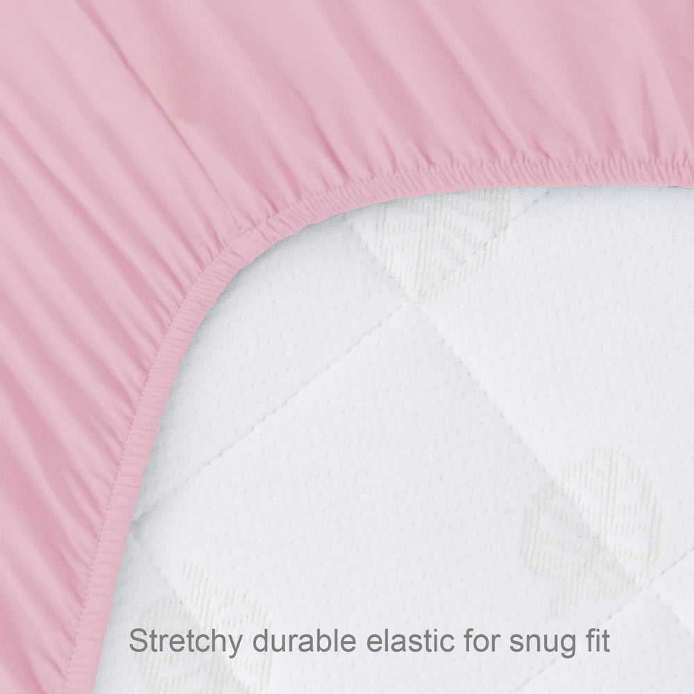 Biloban sheets fit pack-and-play mattress and mini crib for versatile use
