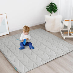 Biloban foam play mat 50x50 — fits Dripex/Suposeu/Todale playpens.