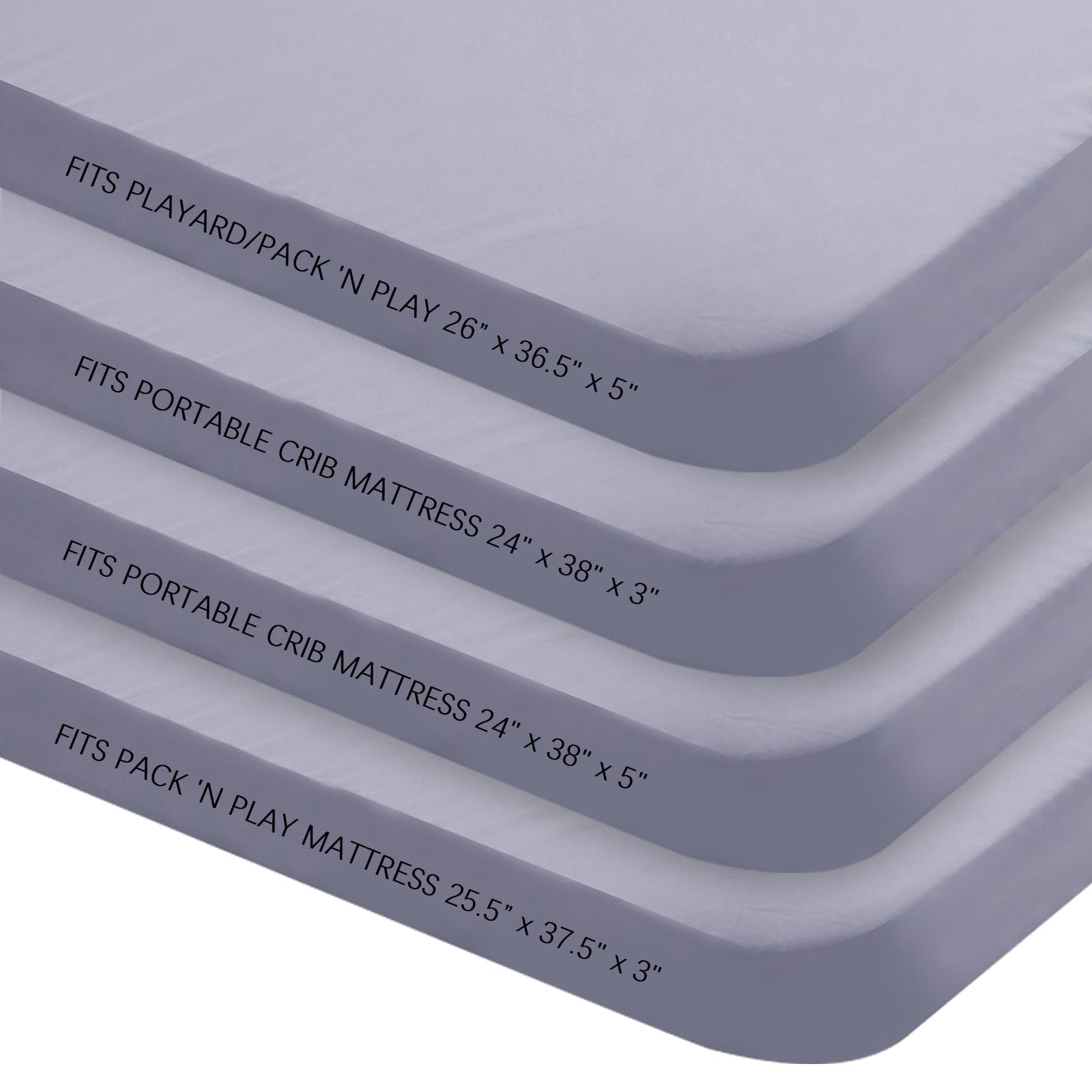 Biloban machine-washable sheets simplify cleanup after messy play.