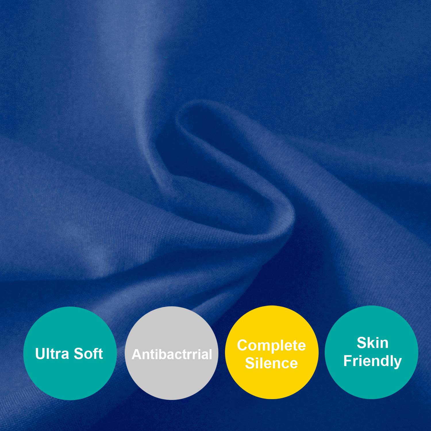 Biloban machine-washable sheet for easy cleanup after messes.