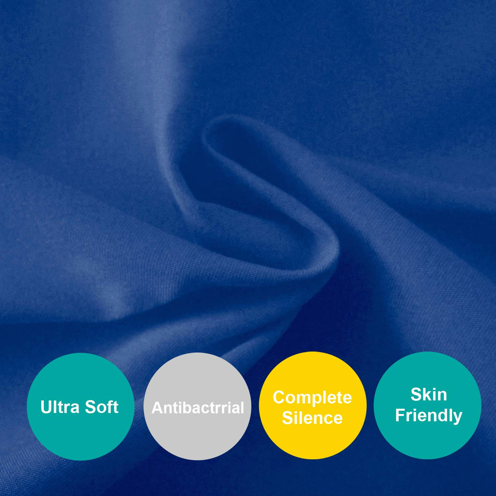 Biloban machine-washable sheet for easy cleanup after messes.