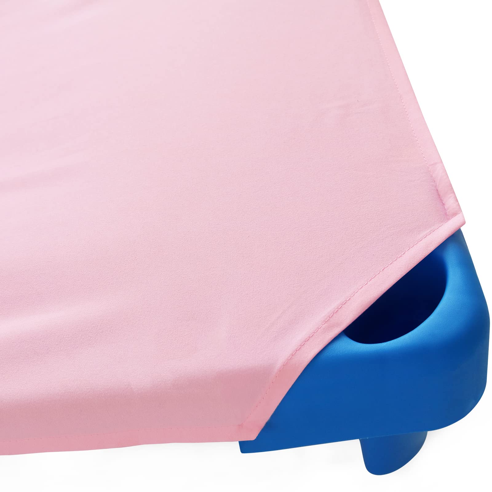 Biloban microfiber cot sheet eco-friendly durable for daily daycare use.