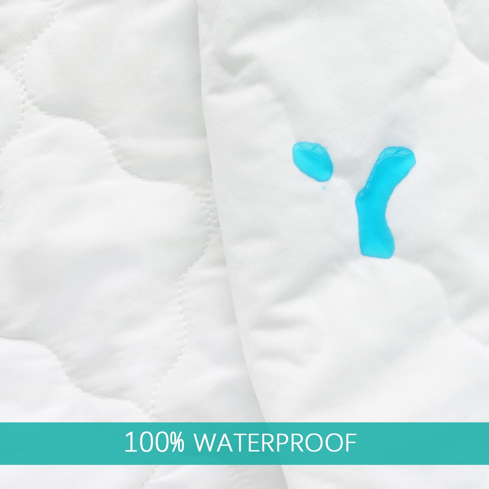 Biloban noiseless TPU layer keeps the crib quiet as your baby moves.