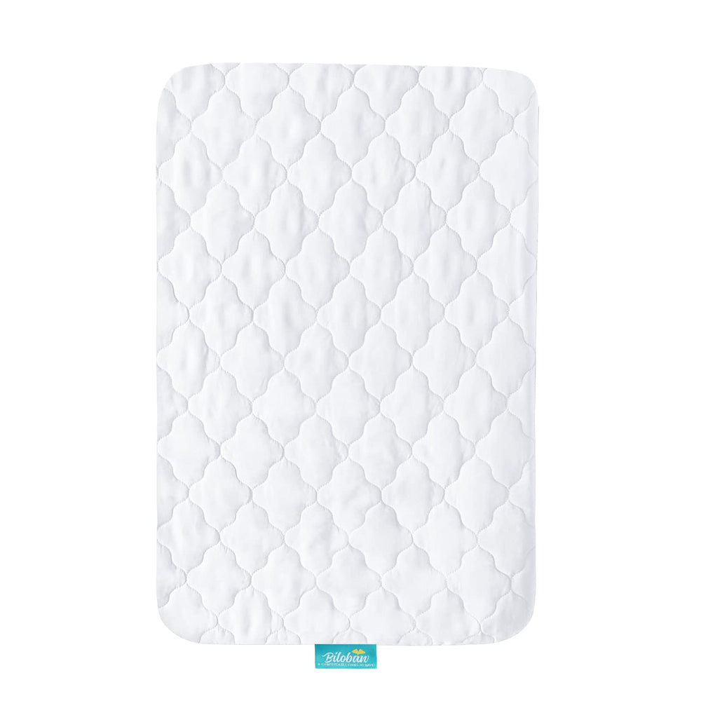 Biloban protector is washable and durable for frequent accidents and quick refreshes.
