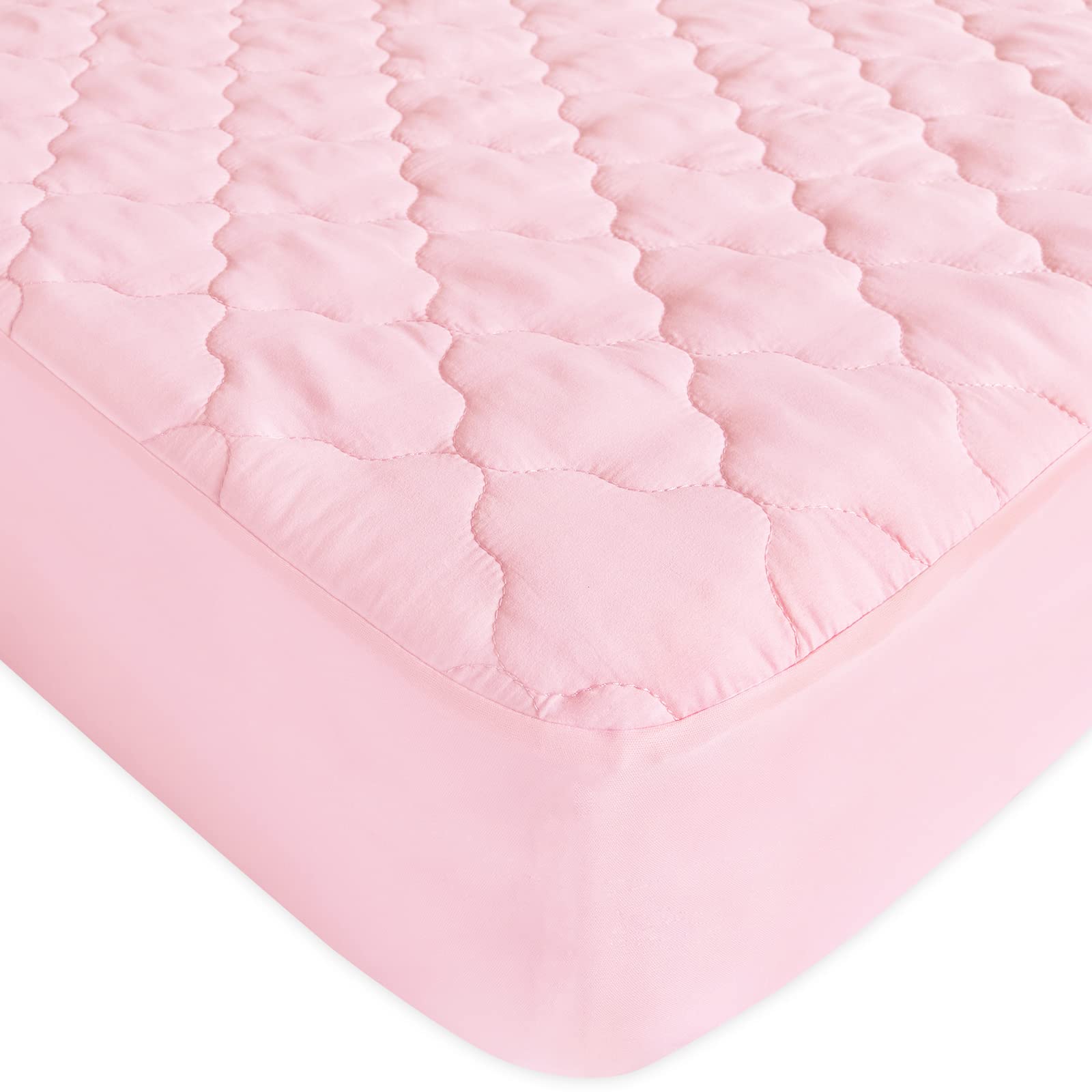 Biloban mini crib sheet 38x24 fit with elastic skirt for secure mattress coverage.