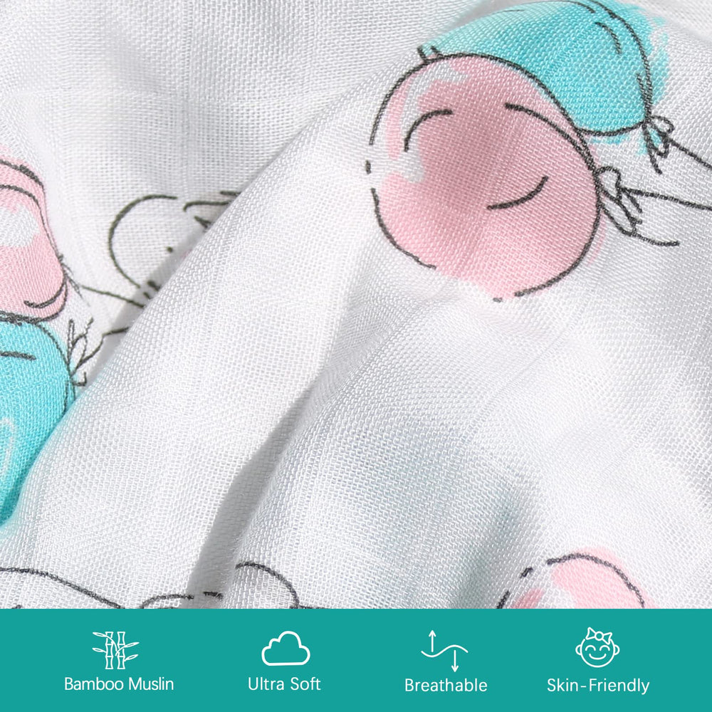 Biloban muslin bassinet sheets machine-washable for easy care