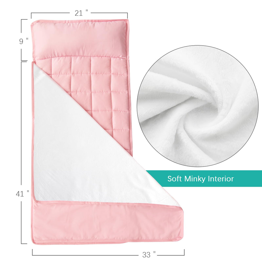 Biloban nap mat durable fabric with hook-and-loop closure for secure packing