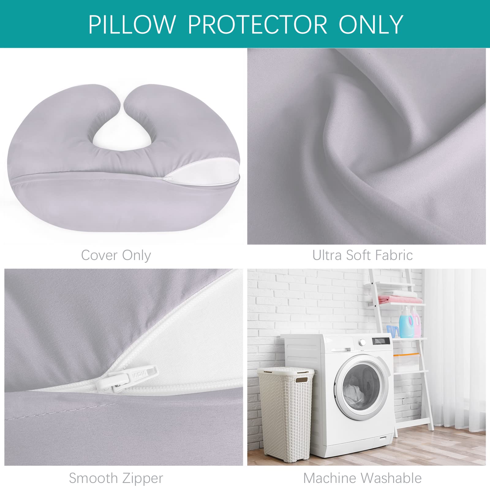 Biloban nursing pillow cover machine-washable quick-dry for busy moms