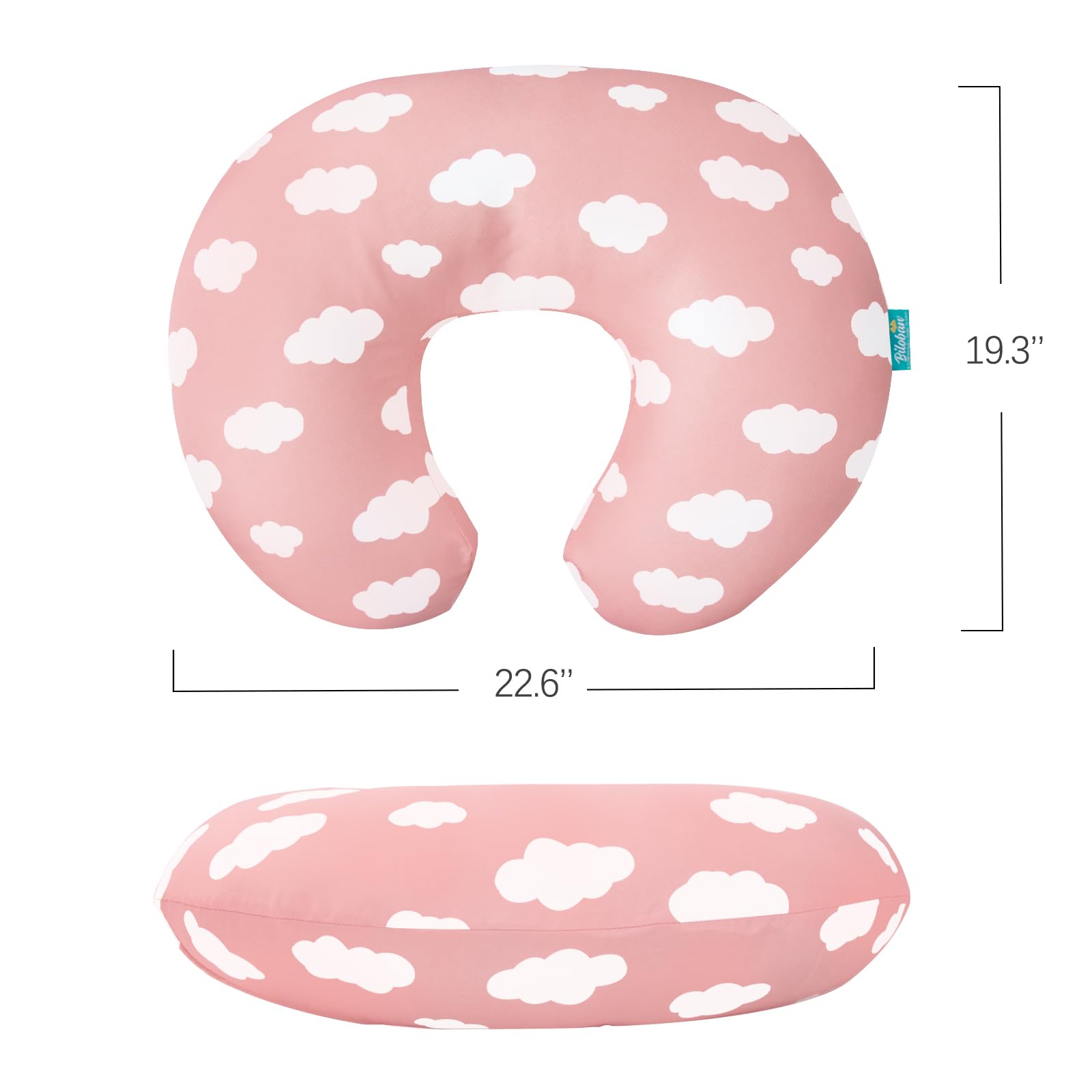 Biloban nursing pillow cover machine washable for easy care