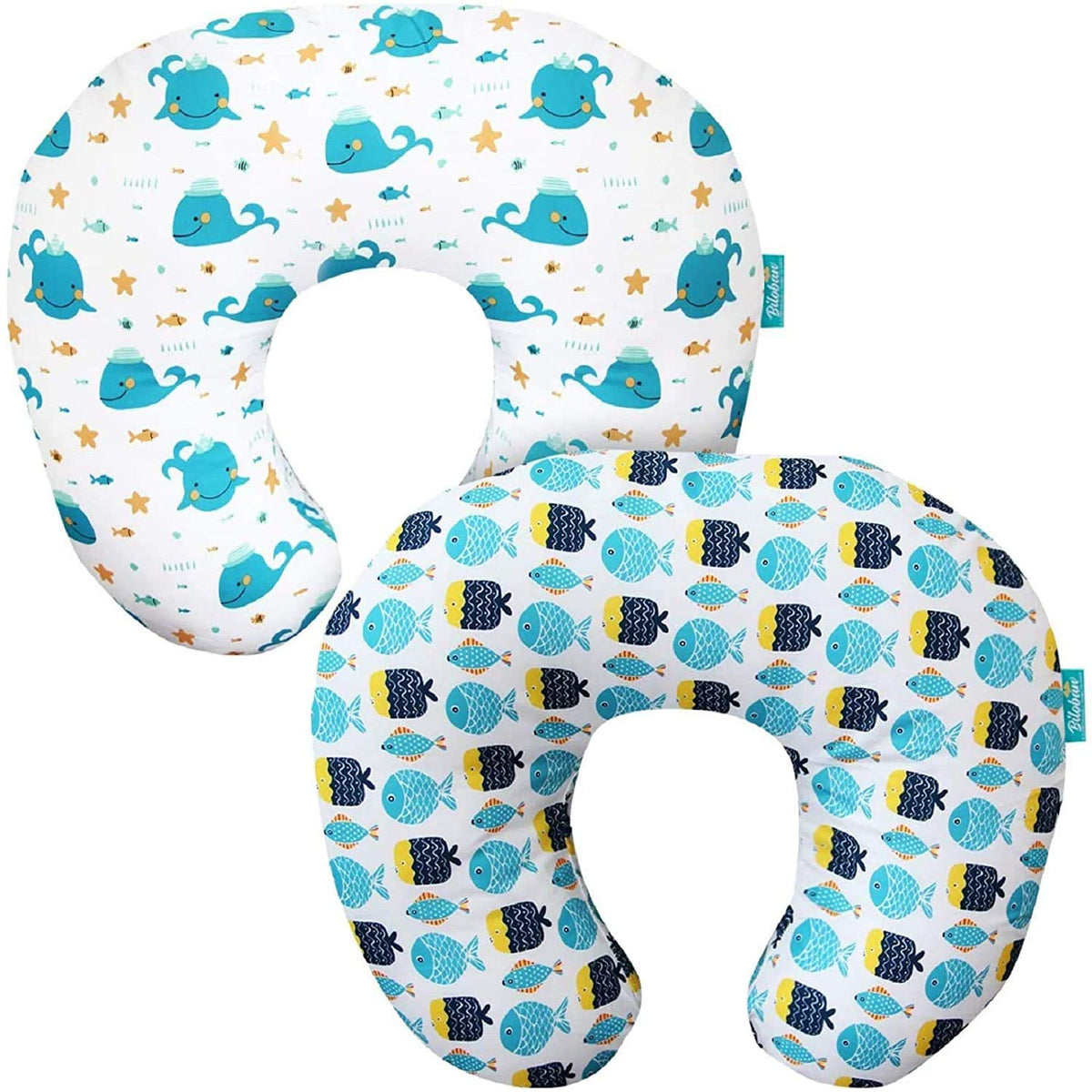 Biloban nursing pillow cover with soft fabric for baby-friendly comfort