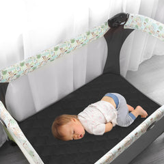 Biloban Pack and Play Mattress Pad quilted surface delivering ultra-soft comfort