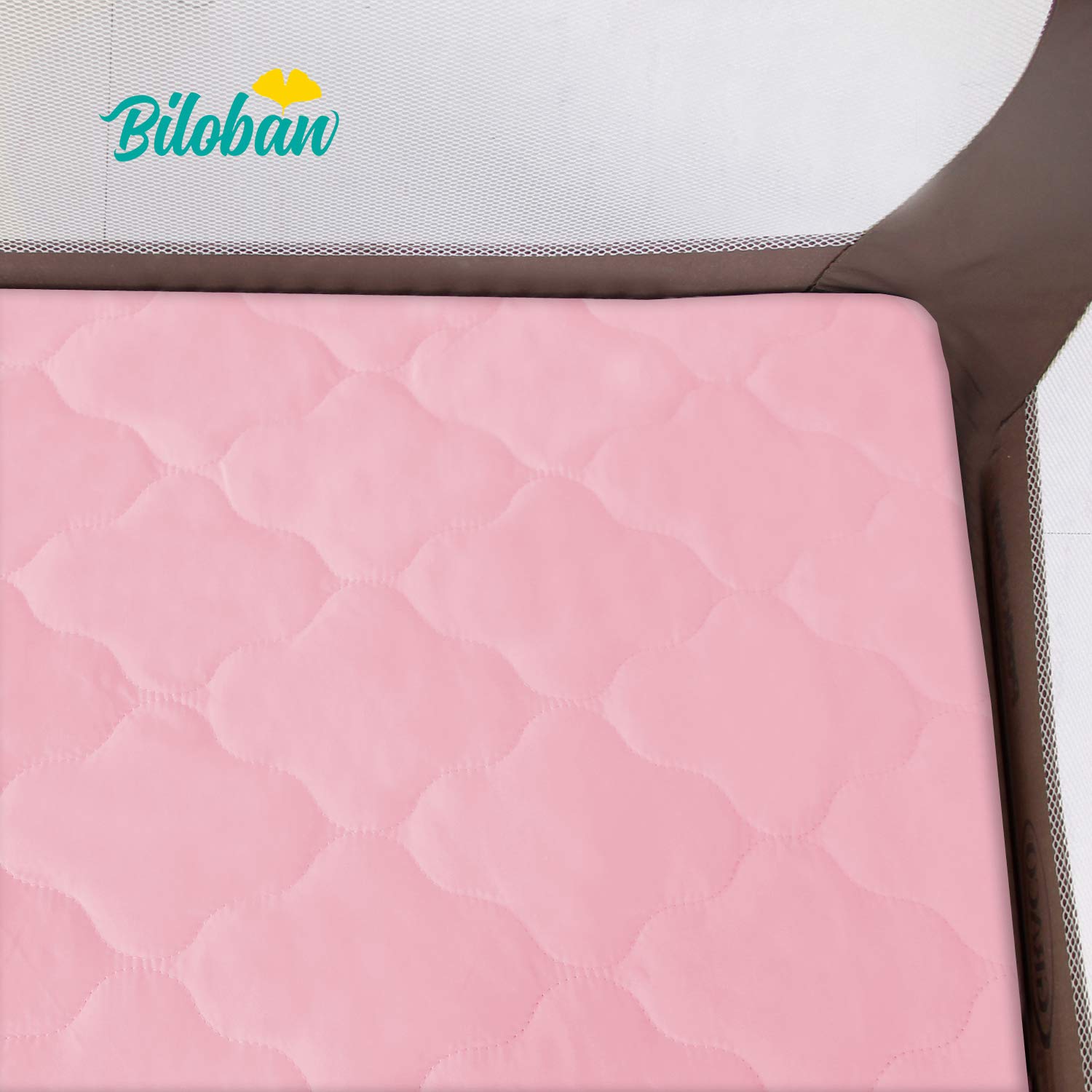 Biloban soft pink color option adds gentle nursery styling