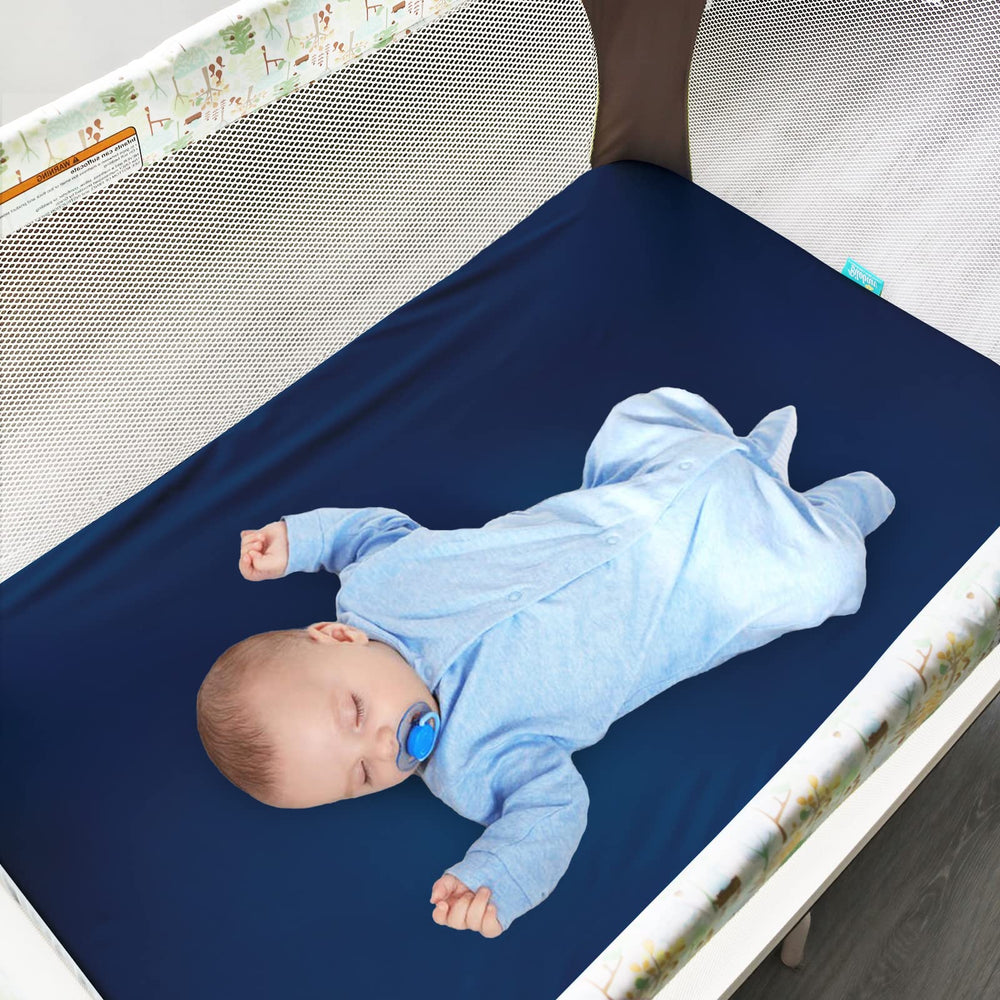 Biloban navy cloud durable microfiber sheet withstands frequent washing
