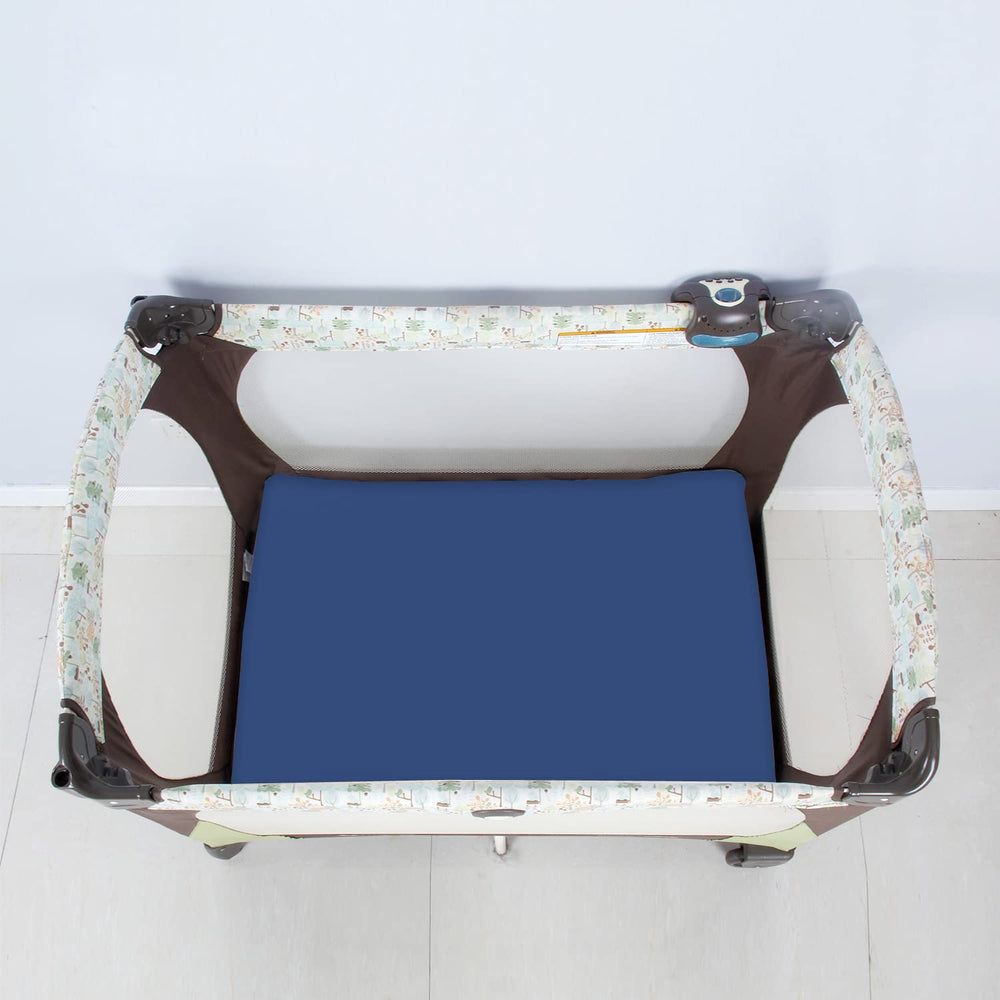 Biloban pack-n-play sheet ultra-soft microfiber close-up for gentle baby touch