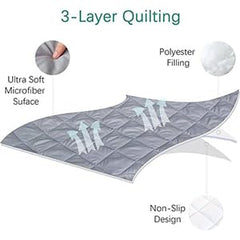 Biloban Regalo My Cot sheet on bed shows soft, breathable fabric.