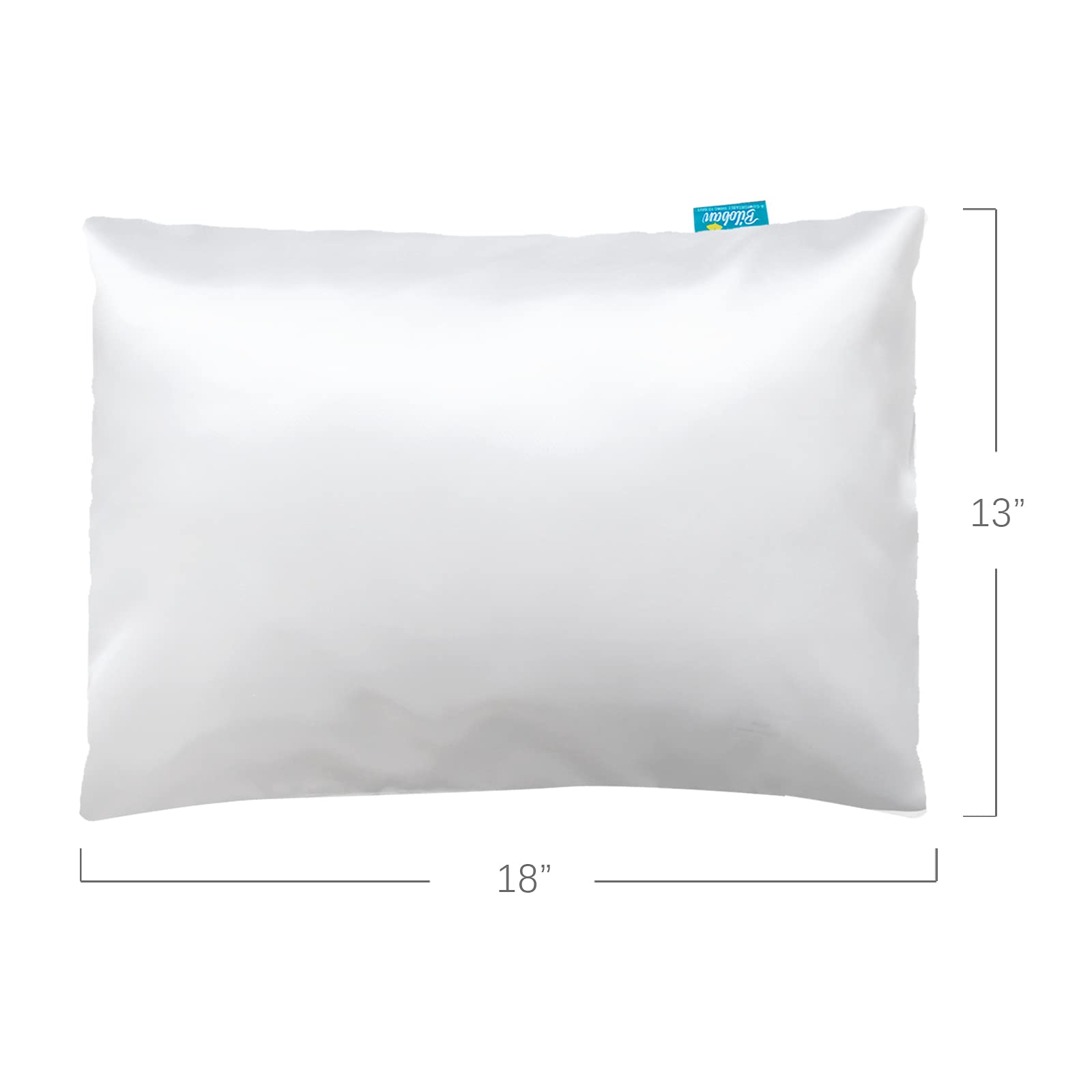 Biloban satin pillowcase supports on-the-go naps with portable design.