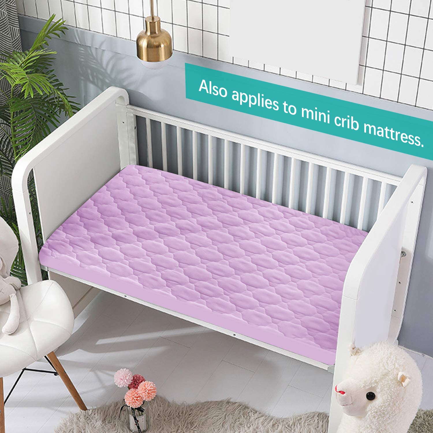 Biloban soft microfiber surface provides gentle touch for baby sleep.