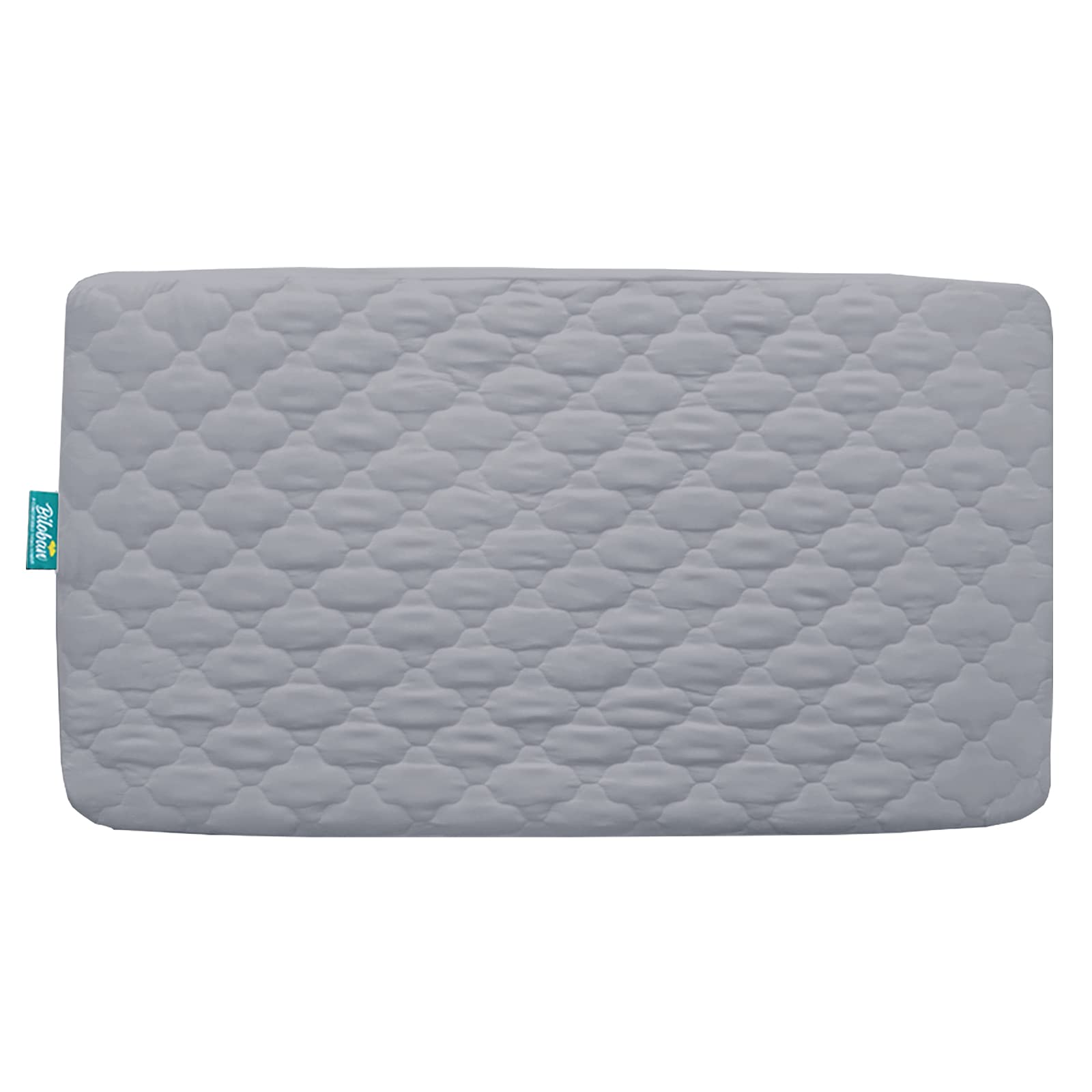 Biloban soft microfiber surface feels gentle on baby skin during naps.