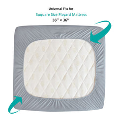 Biloban soft polyester fiber padding provides cushioned support for playtime
