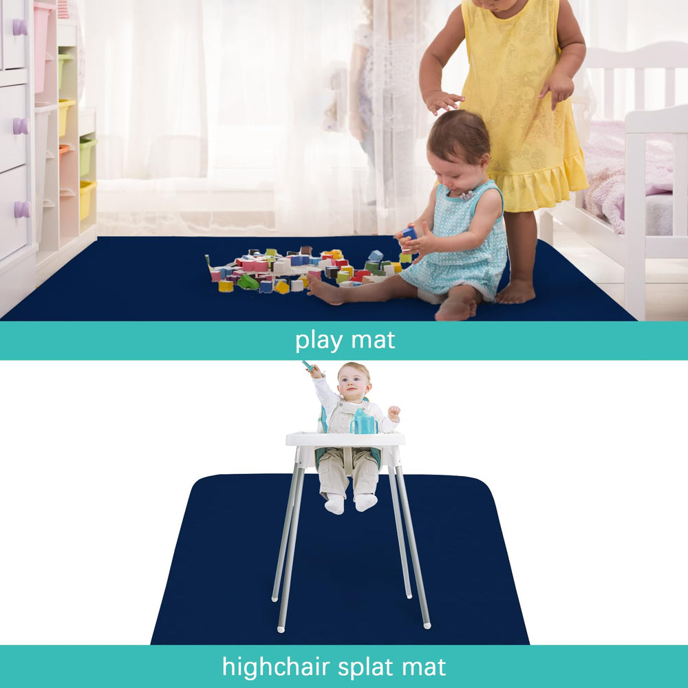 Biloban Splat Mat waterproof surface enables quick stain cleanup.