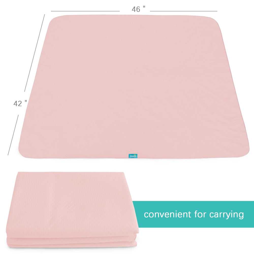 Biloban Splat Mat travel-friendly splash mat doubles as tablecloth during meals.