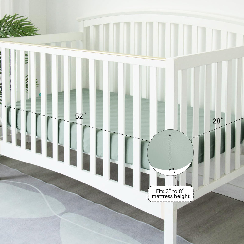 Biloban standard crib size 52x28 inches fits standard cribs and toddlers