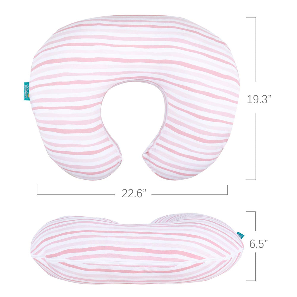 Biloban stretchy jersey cotton fabric ensures a snug, breathable fit on standard pillows.