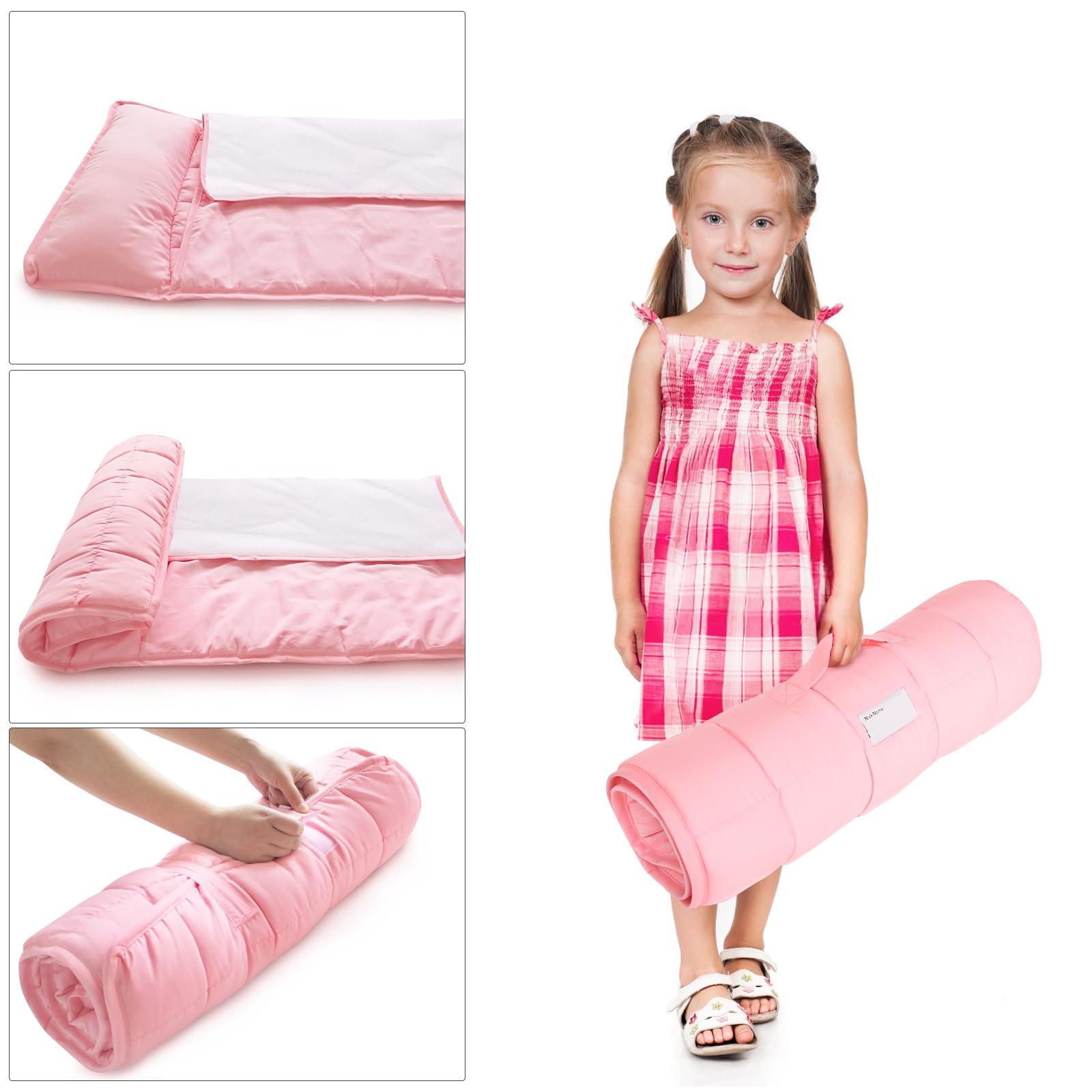 Biloban toddler nap mat violet demonstrates extra-large space for growing kids