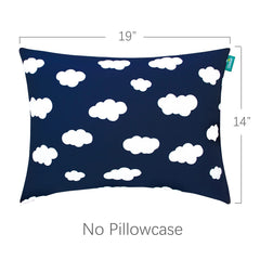 Biloban pillow is machine-washable and durable for easy cleaning.