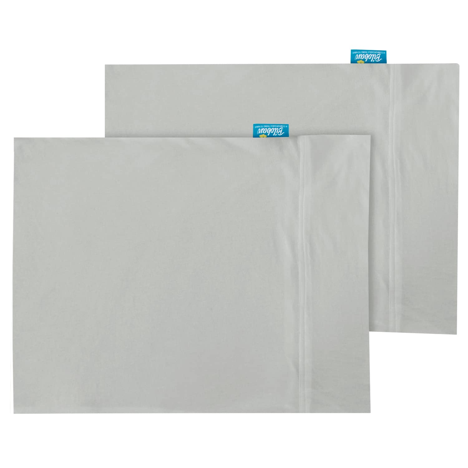 Biloban toddler pillowcase envelope closure design enables easy pillow insertion