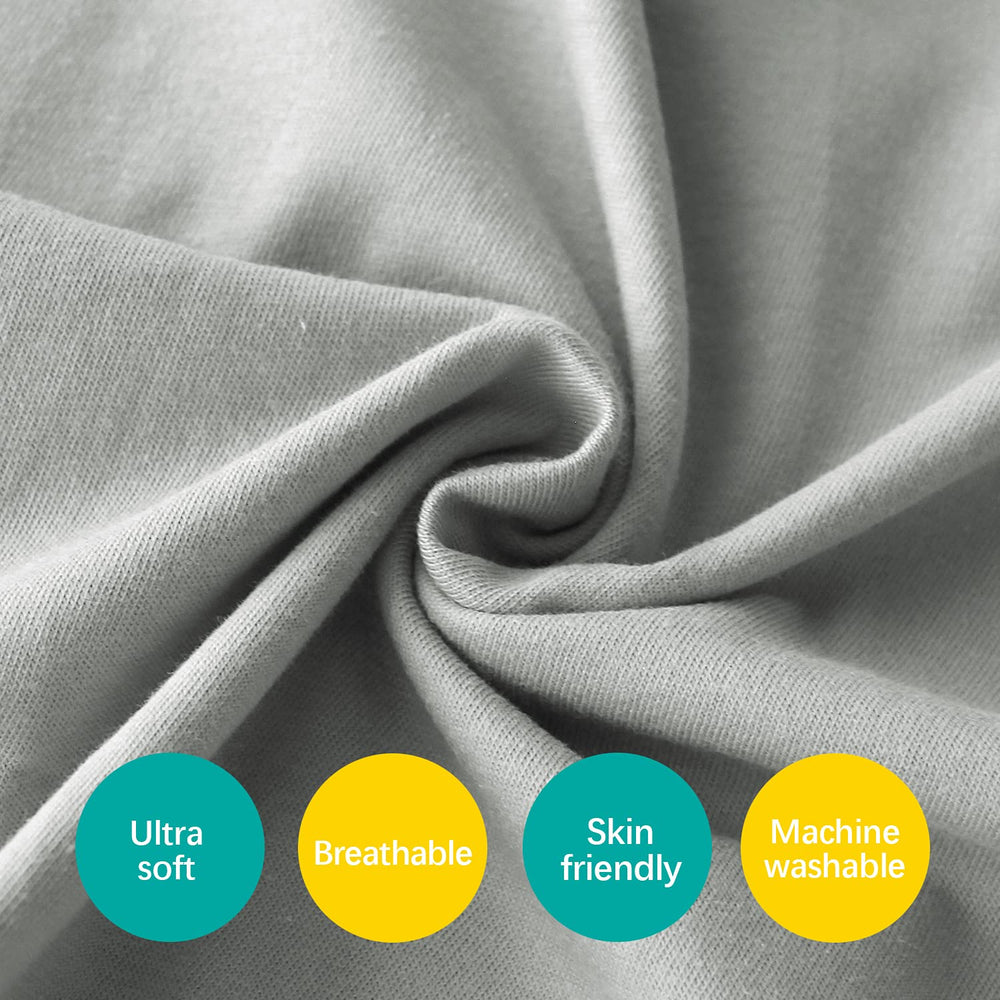 Biloban nursery-patterned pillowcase adds calm color to sleep space