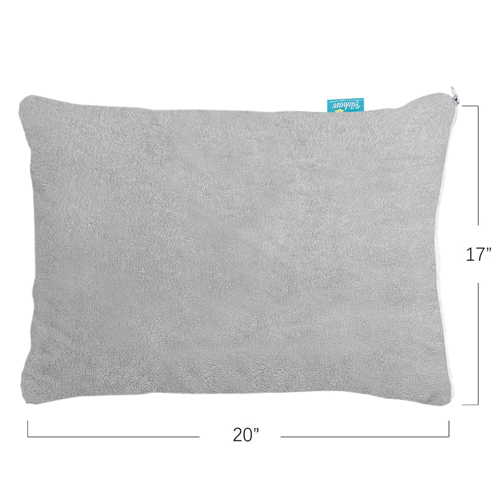 Biloban machine-washable label close-up emphasizes durable stitching and easy care