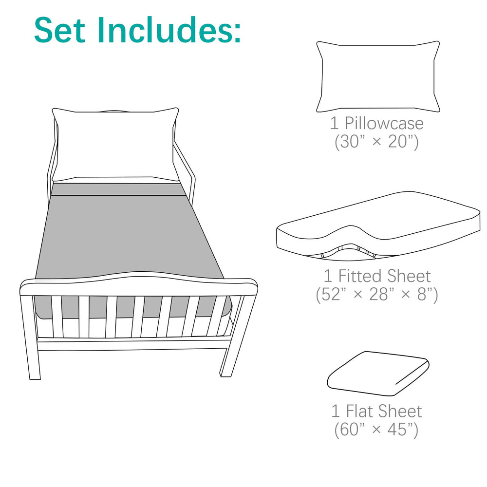 Biloban elastic band around four edges keeps sheets in place.