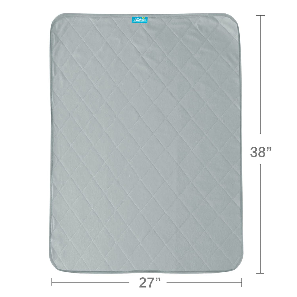 Biloban travel-friendly protector ideal for travel cribs and pack n play.