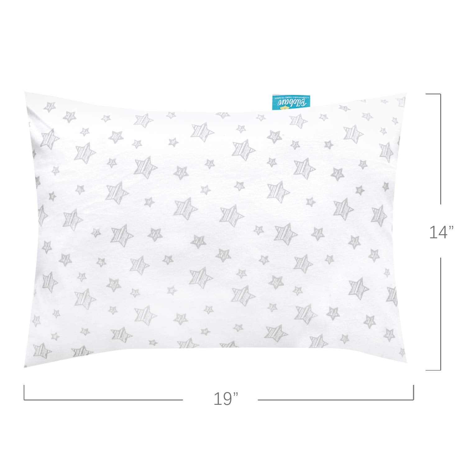 Biloban two-pack pillowcase set packaging, provides quick swaps for clean sleeping spaces.